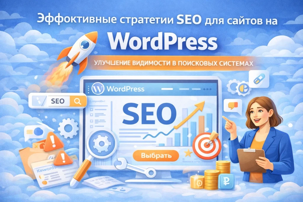 Изображение для Тема статьи- Эффективные стратегии SEO для сайтов на WordPress